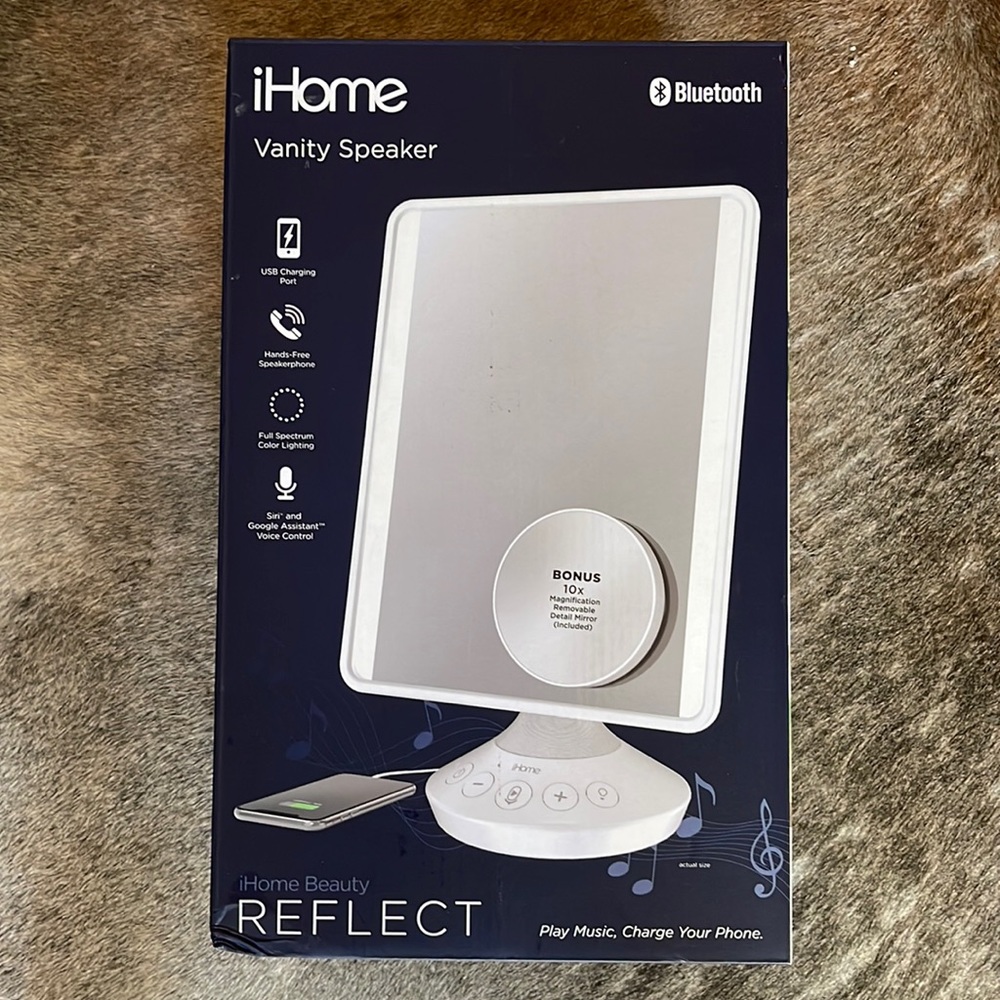 New in box - iHome vanity speaker